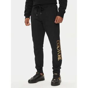 Versace Jeans Couture Navy Logo Joggers – Refined Relaxation with a Gold Edge